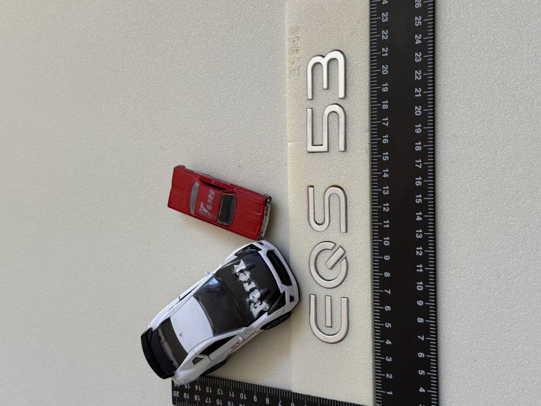 Benz EQS 53 Krom Bagaj Yazısı 3M 3D ABS