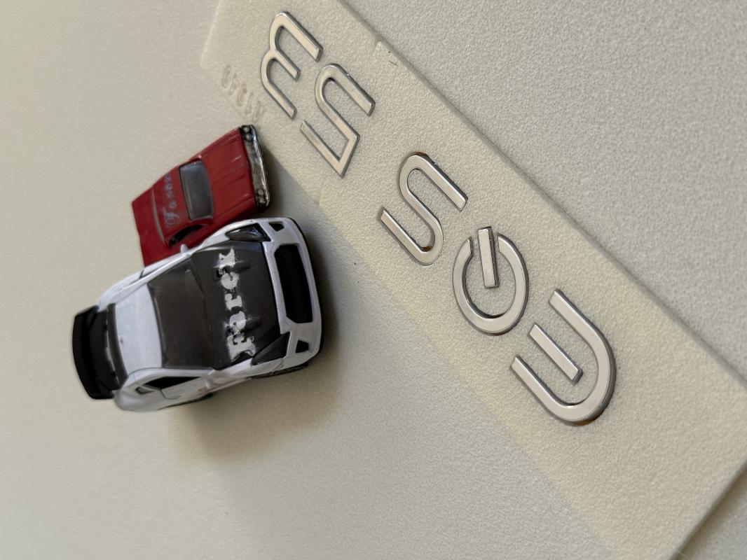 Benz EQS 53 Krom Bagaj Yazısı 3M 3D ABS