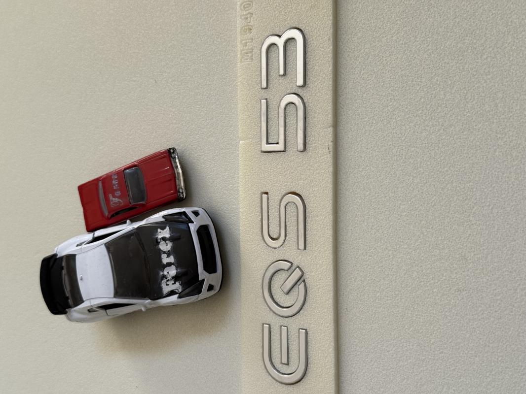 Benz EQS 53 Krom Bagaj Yazısı 3M 3D ABS