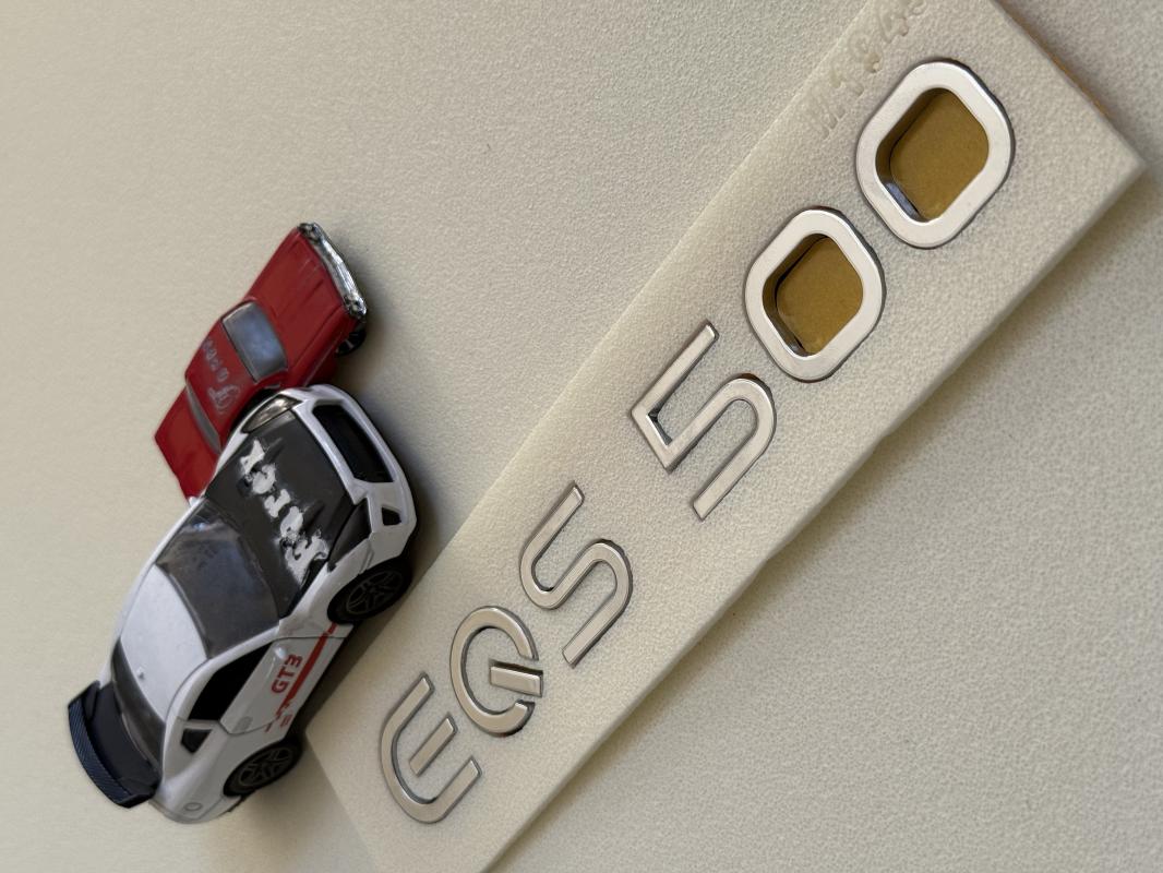 Benz EQS 500 Krom Bagaj Yazısı 3M 3D ABS