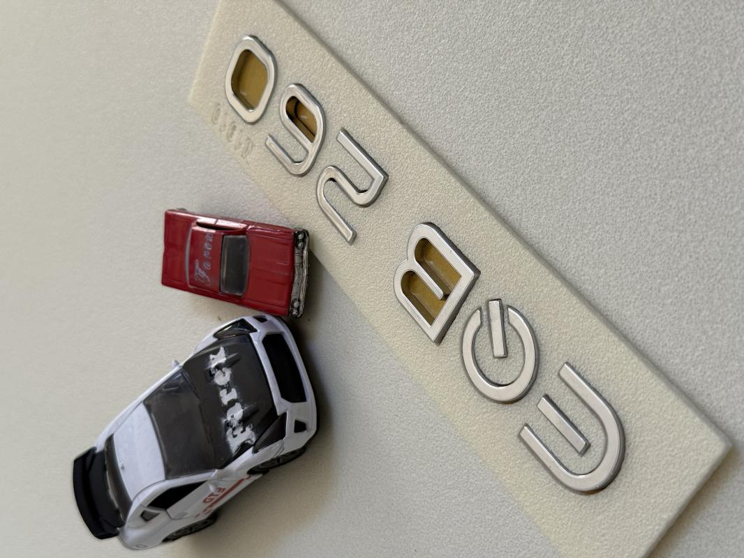 Benz EQB 260 Krom Bagaj Yazısı 3M 3D ABS