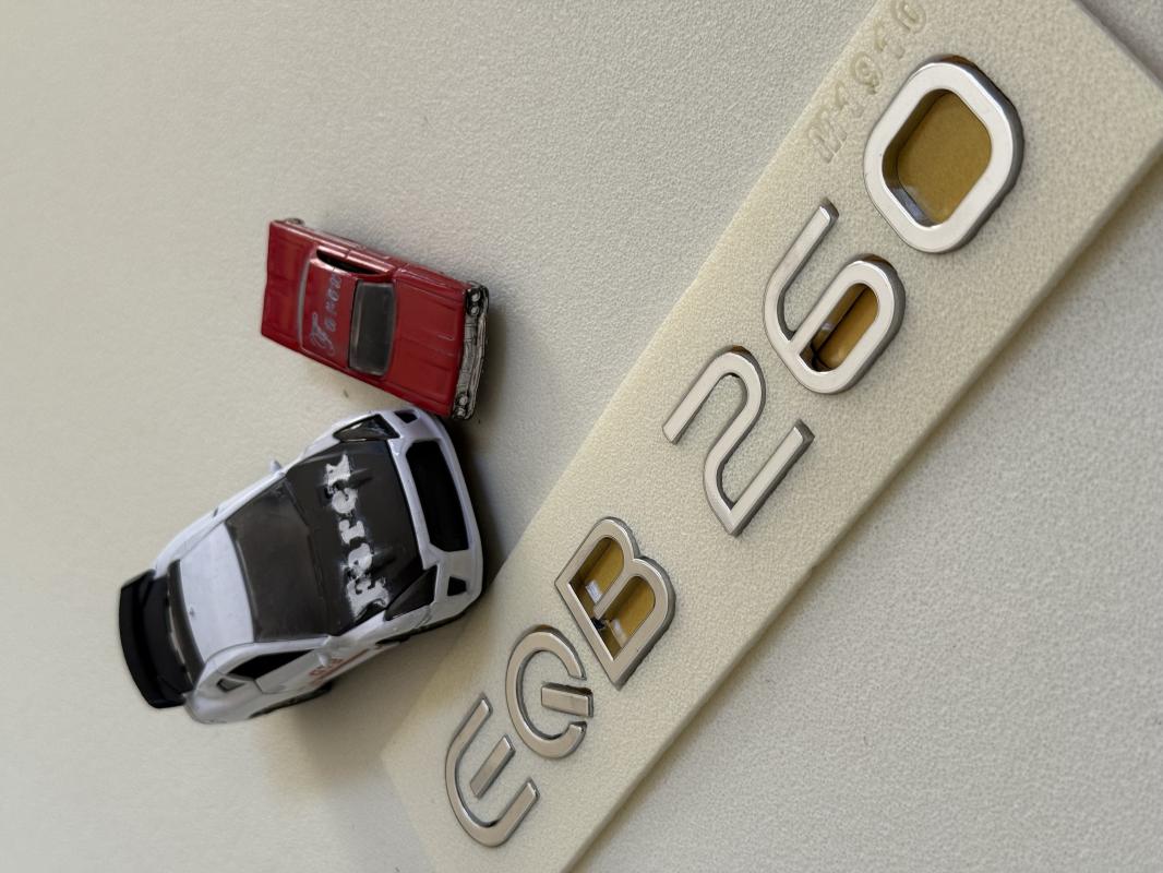 Benz EQB 260 Krom Bagaj Yazısı 3M 3D ABS