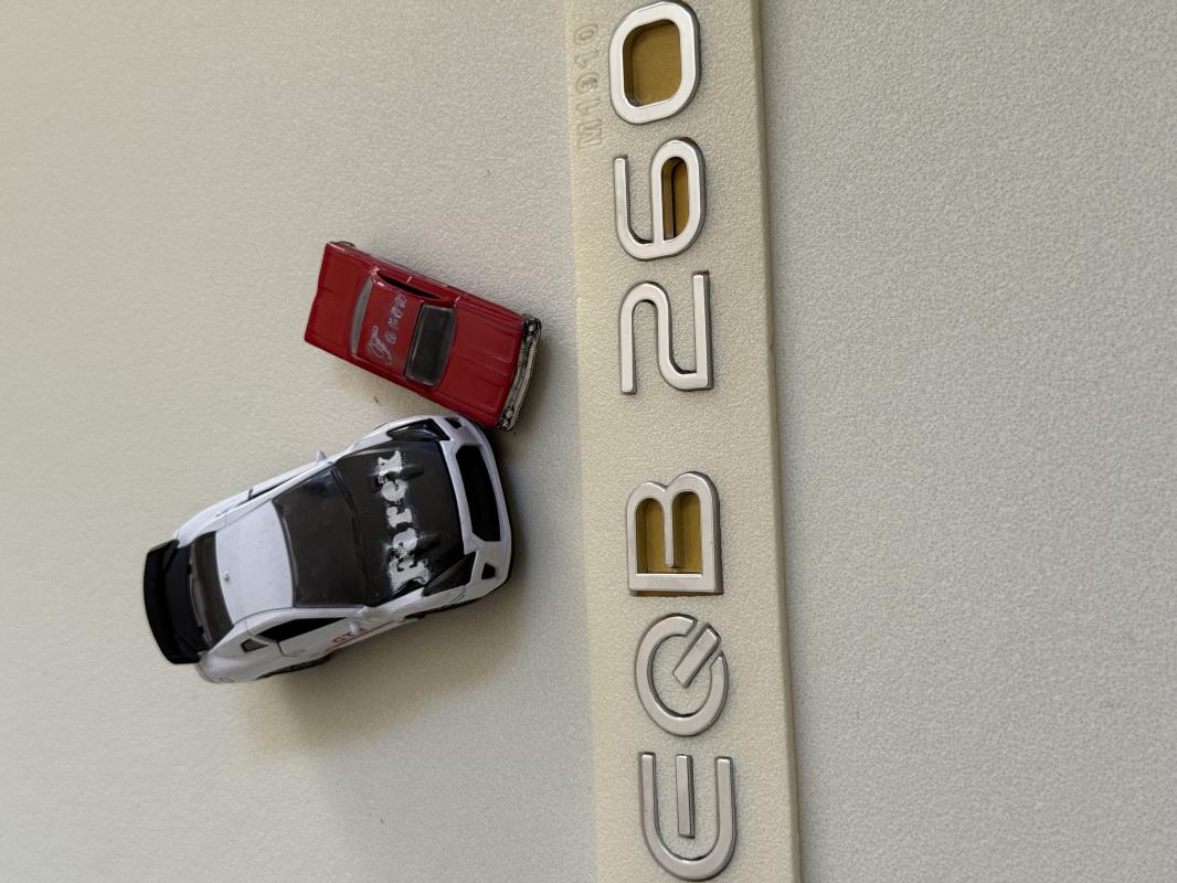 Benz EQB 260 Krom Bagaj Yazısı 3M 3D ABS