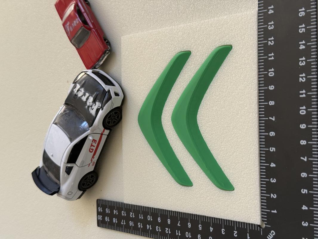 Citroen Çavuş Arması Yeşil 3M 3D ABS