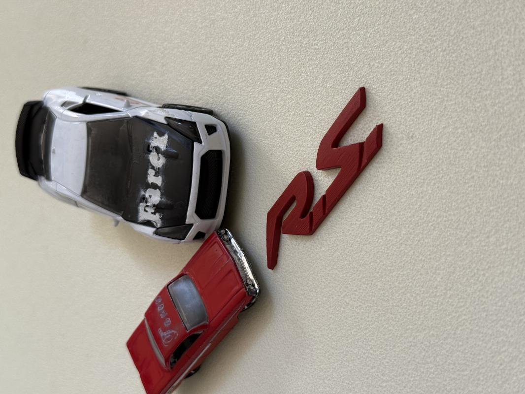 Renault RS Kırmızı Bagaj Arması 3M 3D ABS