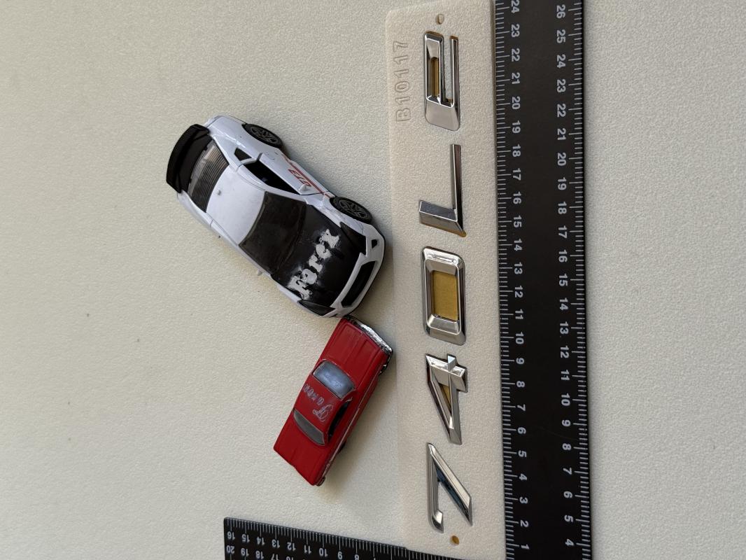 Bmw 740Le Krom Bagaj Yazısı 3M 3D ABS