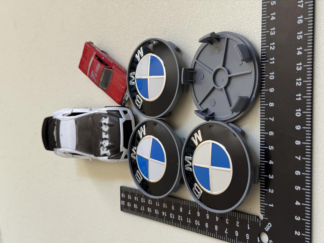 Bmw Jant Kapak Arması Seti 4’lü 3M 3D ABS