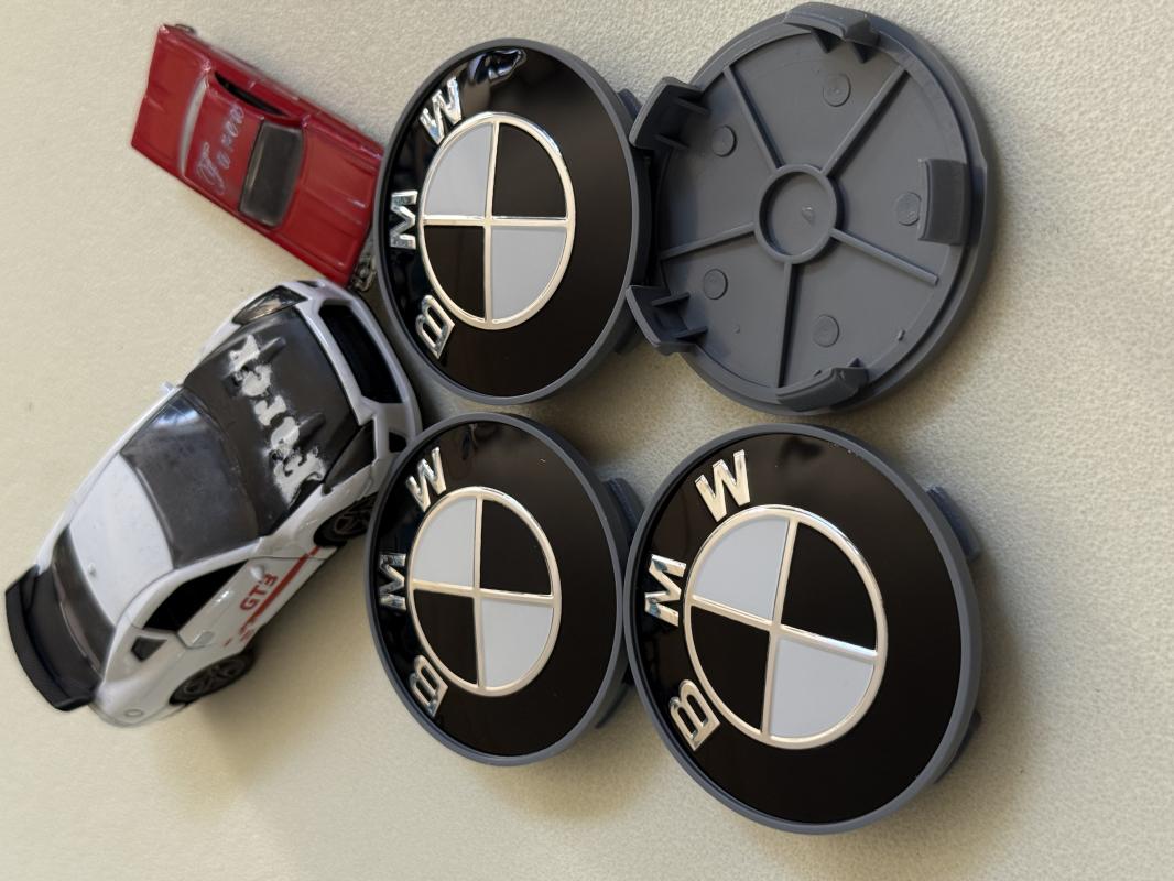 Bmw Piano Black Jant Kapak Arması Seti 4’lü 3M 3D ABS