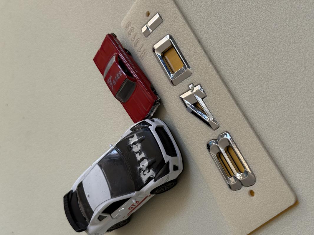 Bmw 840i Krom Bagaj Yazısı 3M 3D ABS
