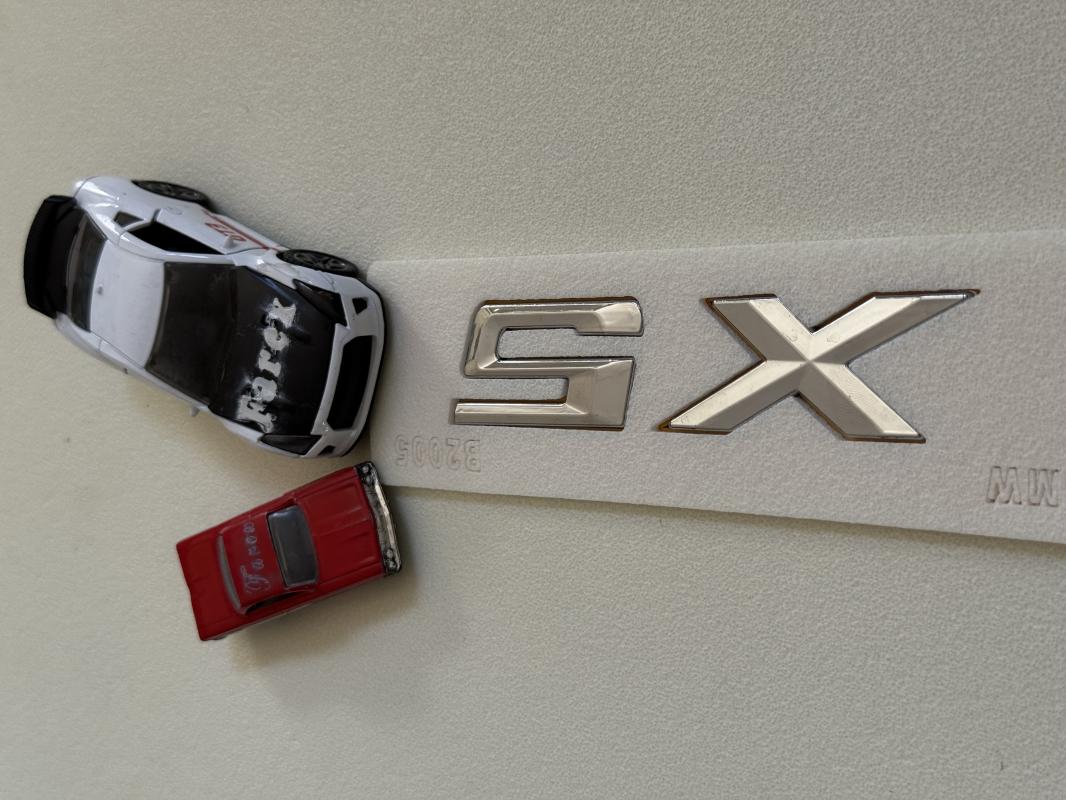 Bmw X5 Krom Bagaj Yazısı 3M 3D ABS