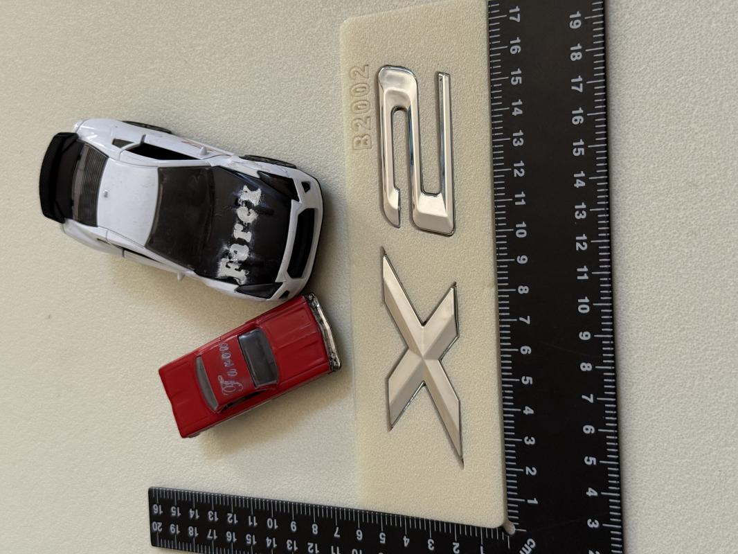 Bmw X2 Krom Bagaj Yazısı 3M 3D ABS