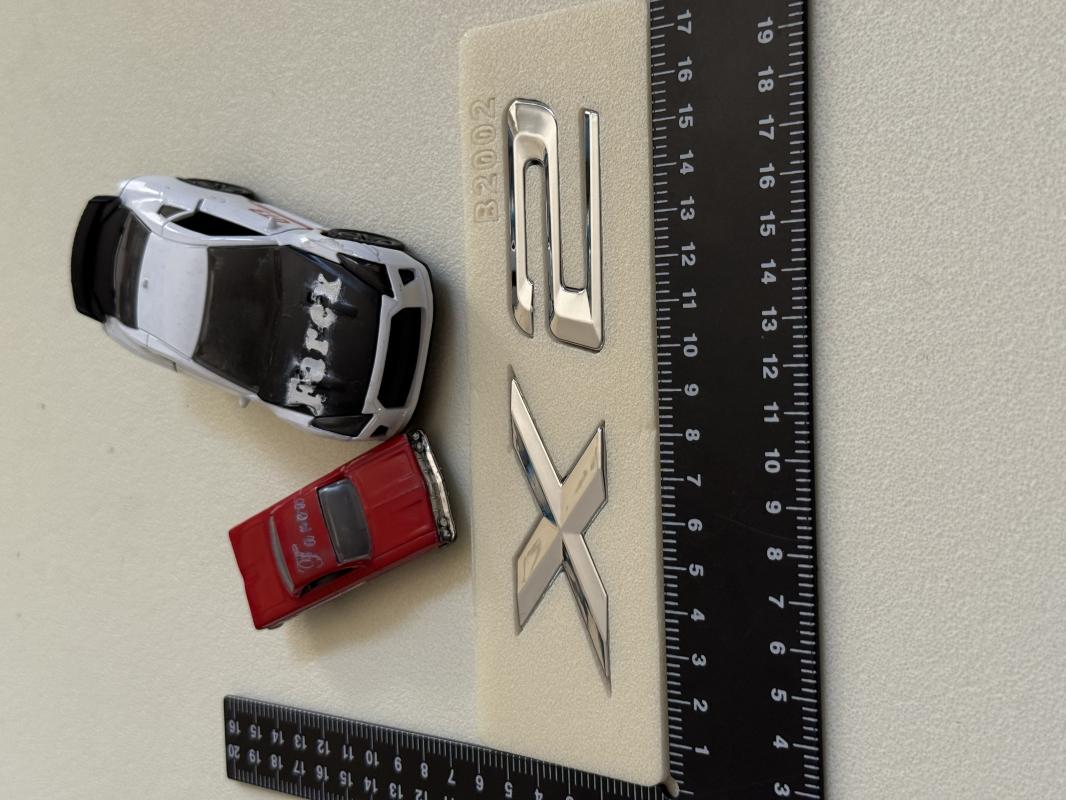 Bmw X2 Krom Bagaj Yazısı 3M 3D ABS