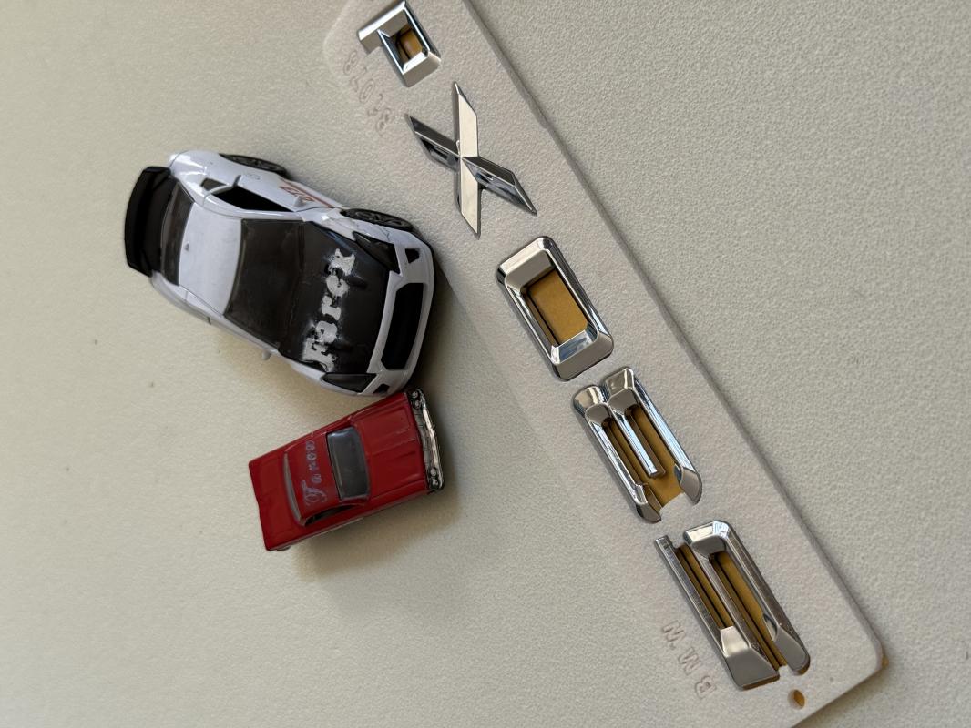 Bmw 530xd Krom Bagaj Yazısı 3M 3D ABS