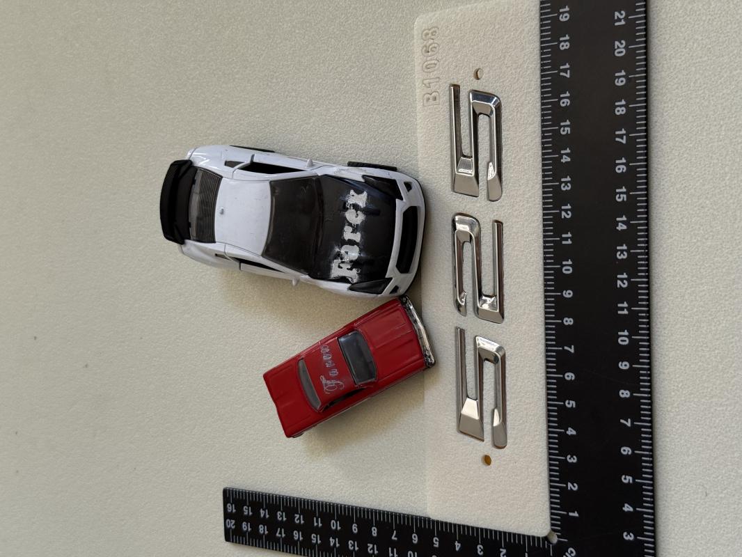 Bmw 525 Krom Bagaj Yazısı 3M 3D ABS