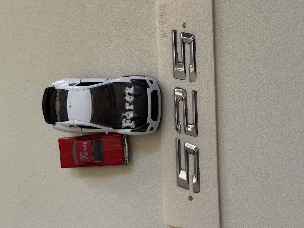 Bmw 525 Krom Bagaj Yazısı 3M 3D ABS