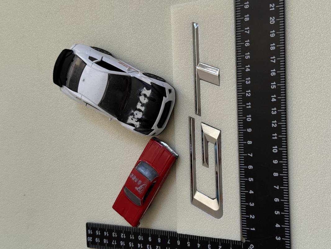 Bmw GT Krom Bagaj Yazısı 3M 3D ABS