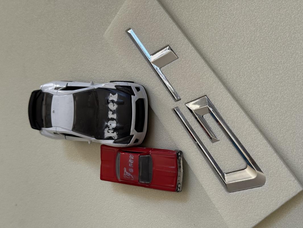Bmw GT Krom Bagaj Yazısı 3M 3D ABS