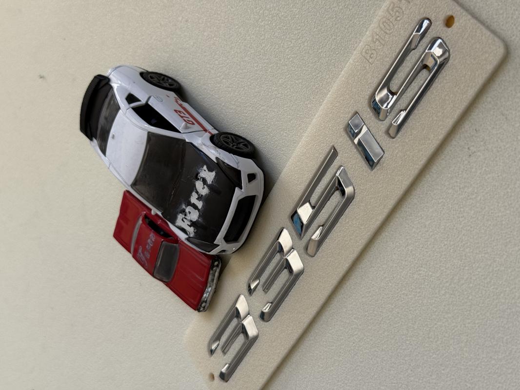 Bmw 335iS Krom Bagaj Yazısı 3M 3D ABS