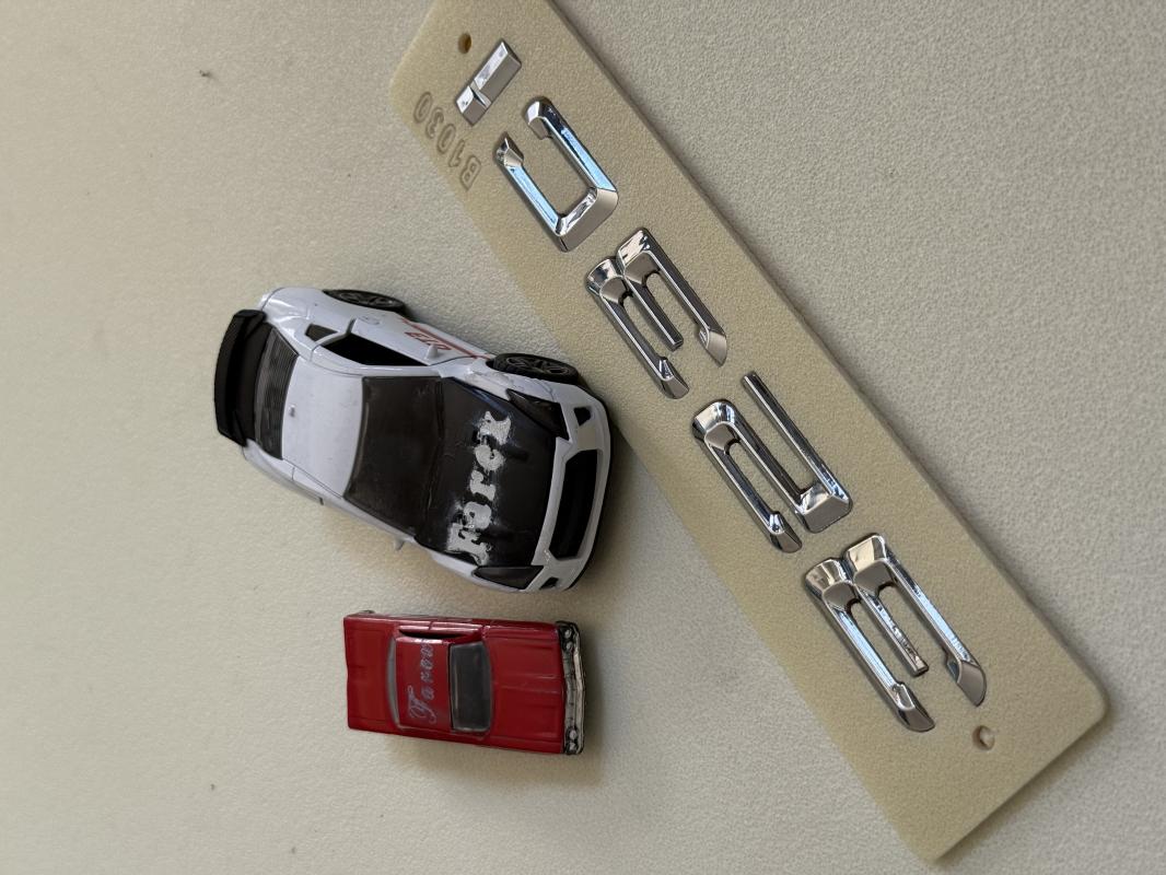 Bmw 323Ci Krom Bagaj Yazısı 3M 3D ABS