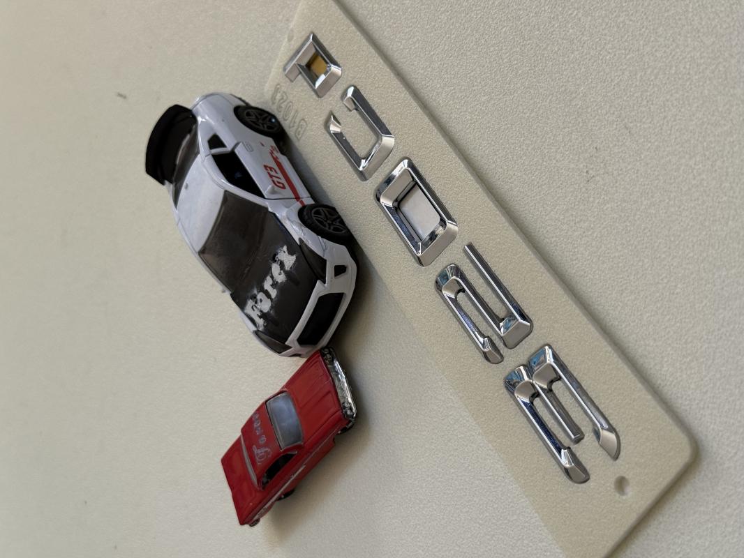 Bmw 320Cd Krom Bagaj Yazısı 3M 3D ABS