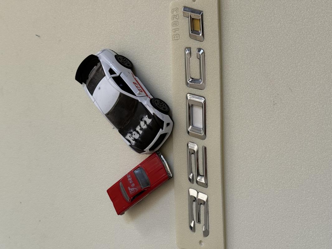 Bmw 320Cd Krom Bagaj Yazısı 3M 3D ABS