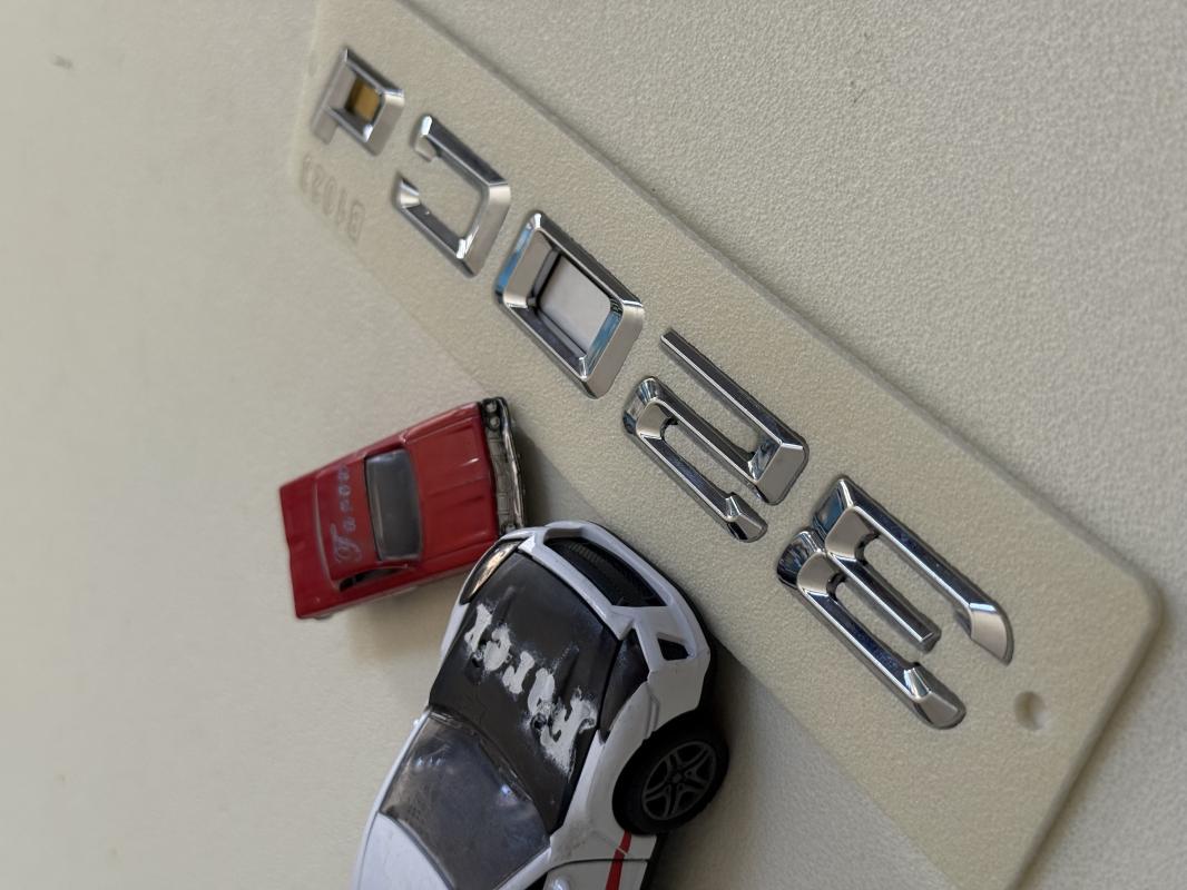 Bmw 320Cd Krom Bagaj Yazısı 3M 3D ABS