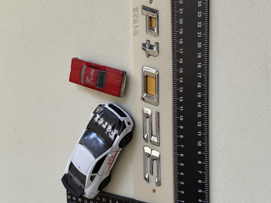 Bmw 320td Krom Bagaj Yazısı 3M 3D ABS