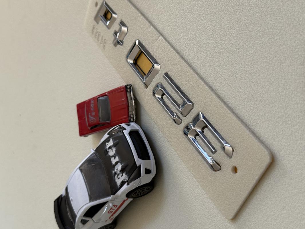 Bmw 320td Krom Bagaj Yazısı 3M 3D ABS