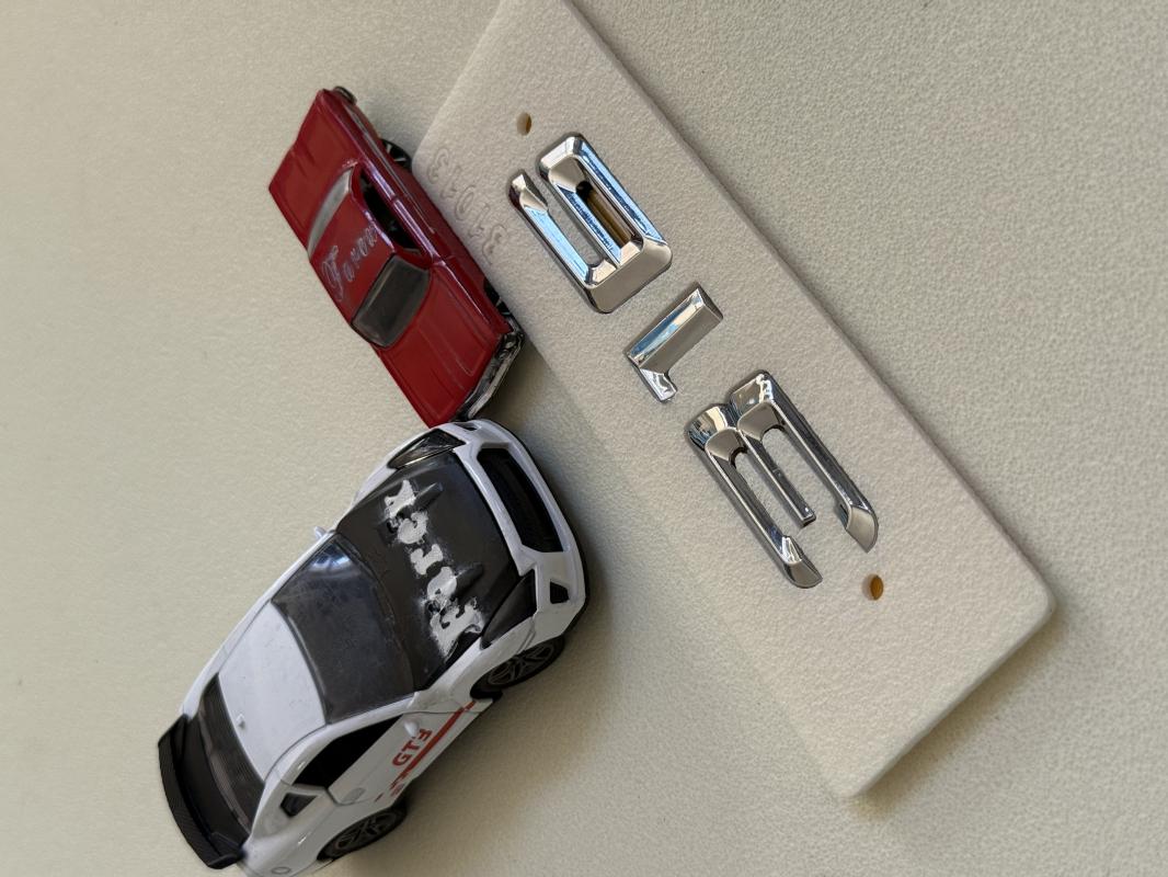 Bmw 316 Krom Bagaj Yazısı 3M 3D ABS