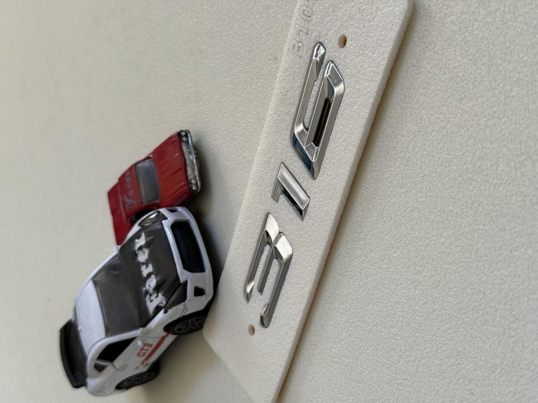 Bmw 316 Krom Bagaj Yazısı 3M 3D ABS