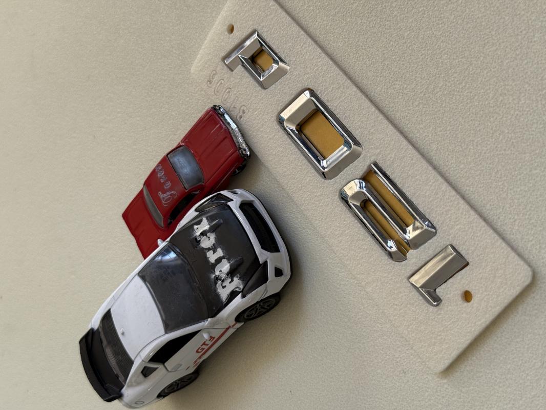 Bmw 120d Krom Bagaj Yazısı 3M 3D ABS