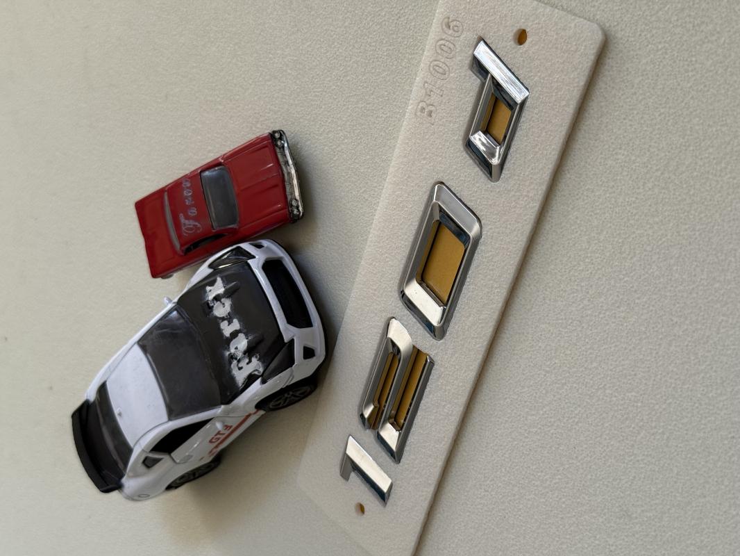 Bmw 120d Krom Bagaj Yazısı 3M 3D ABS