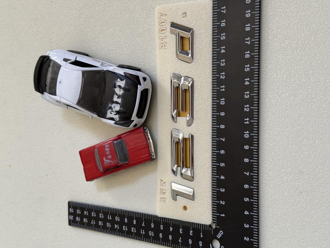 Bmw 123d Krom Bagaj Yazısı 3M 3D ABS