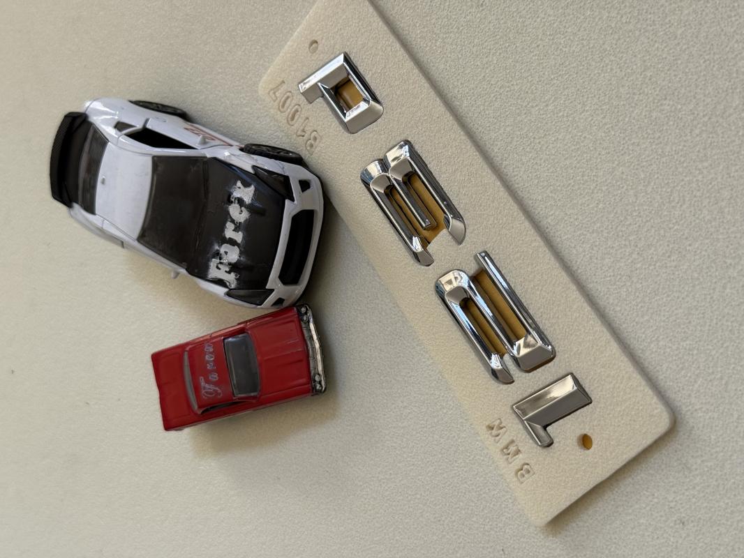 Bmw 123d Krom Bagaj Yazısı 3M 3D ABS