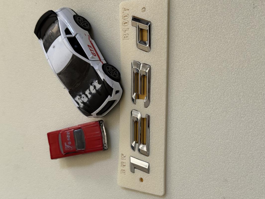 Bmw 123d Krom Bagaj Yazısı 3M 3D ABS