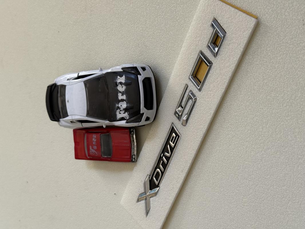 Bmw Xdrive 50d Krom Bagaj Yazısı 3M 3D ABS