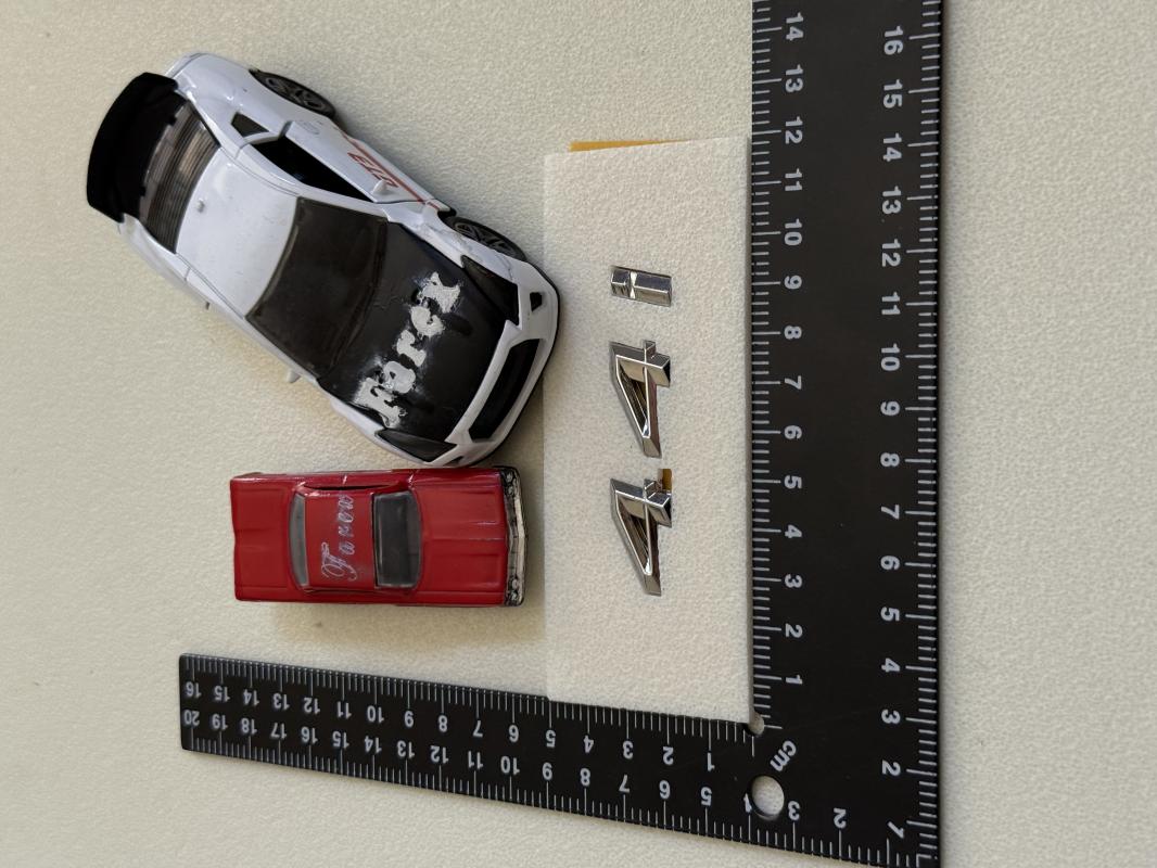 Bmw 4.4i Krom Çamurluk Yazısı 3M 3D ABS