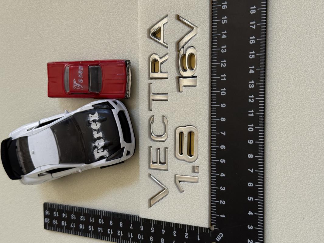 Opel Vectra 1.8 16V Krom Bagaj Yazısı 3M 3D ABS