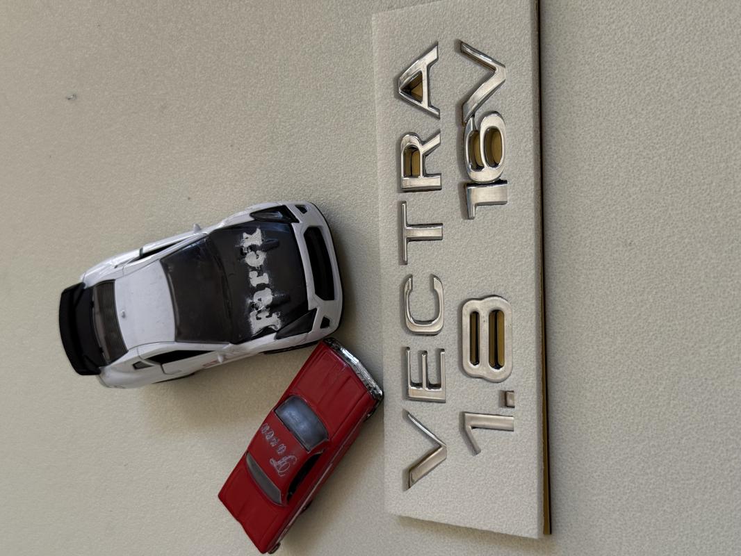 Opel Vectra 1.8 16V Krom Bagaj Yazısı 3M 3D ABS