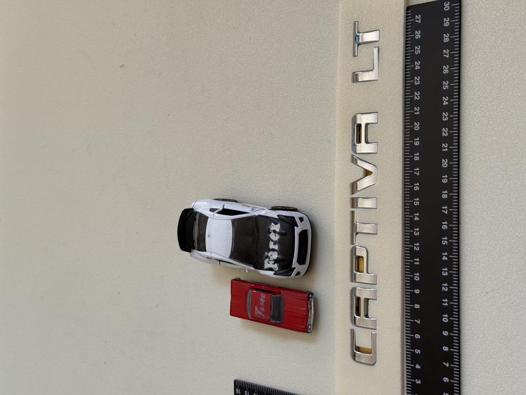 Chevrolet Captiva LT Krom Bagaj Yazısı 3M 3D ABS