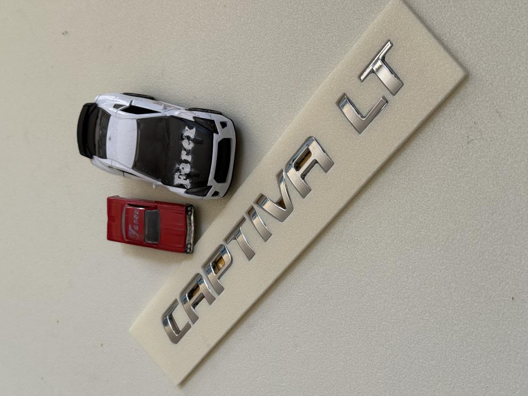 Chevrolet Captiva LT Krom Bagaj Yazısı 3M 3D ABS
