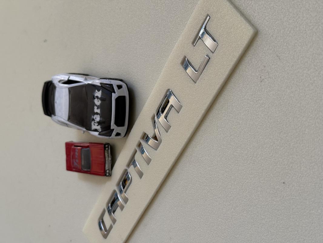 Chevrolet Captiva LT Krom Bagaj Yazısı 3M 3D ABS