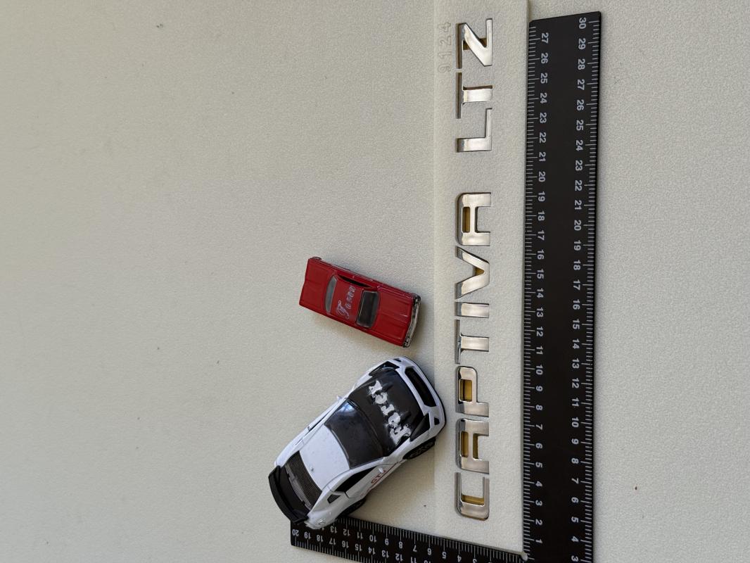 Chevrolet Captiva LTZ Krom Bagaj Yazısı 3M 3D ABS