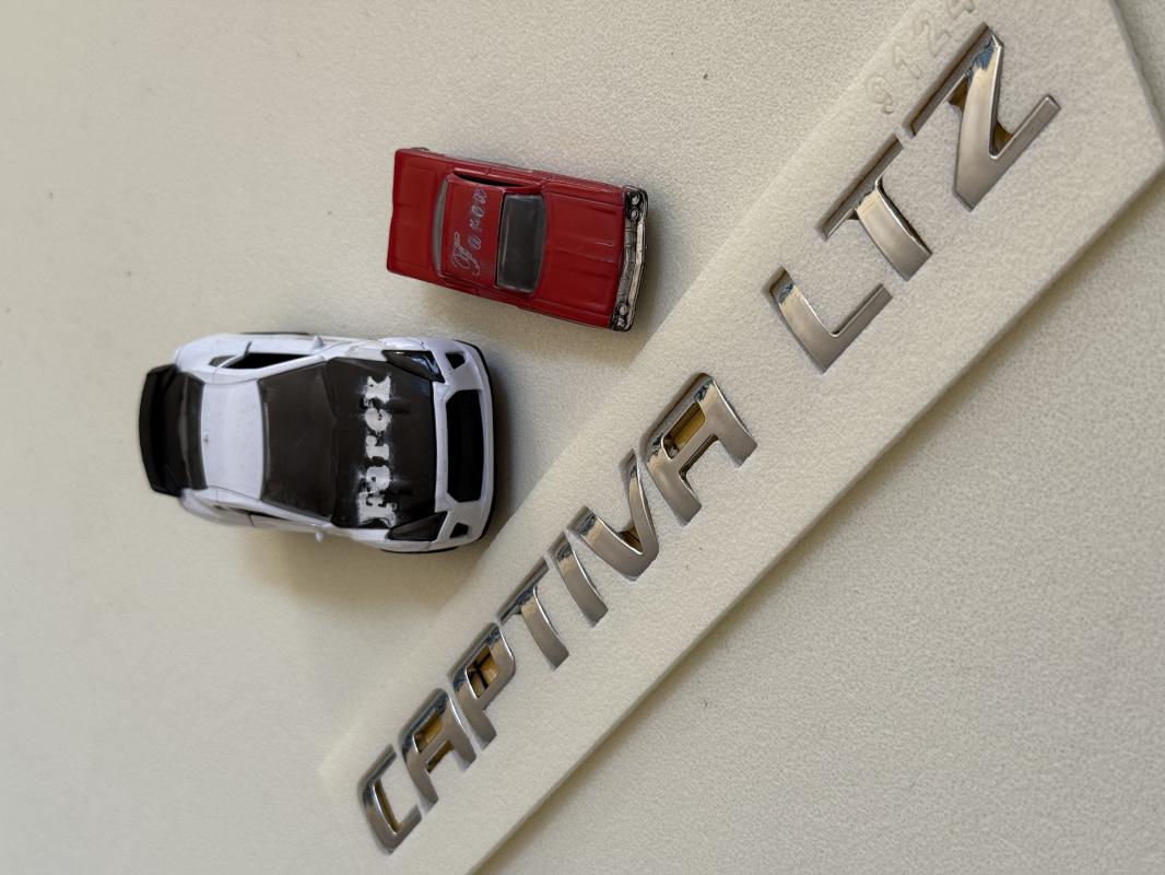 Chevrolet Captiva LTZ Krom Bagaj Yazısı 3M 3D ABS