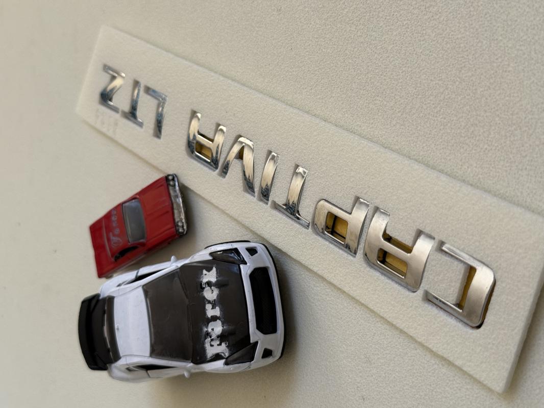 Chevrolet Captiva LTZ Krom Bagaj Yazısı 3M 3D ABS