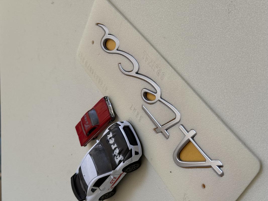 Seat Ateca İmza Model Gri Bagaj Yazısı 3M 3D ABS