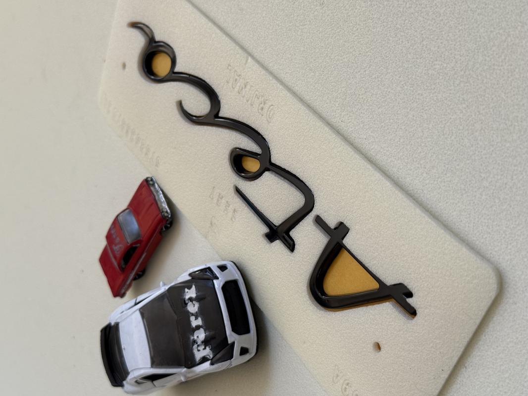 Seat Ateca İmza Model Piano Black Bagaj Yazısı 3M 3D ABS