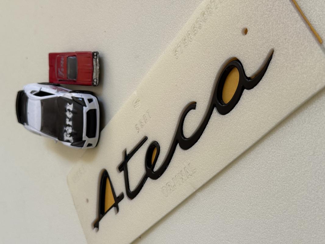 Seat Ateca İmza Model Piano Black Bagaj Yazısı 3M 3D ABS