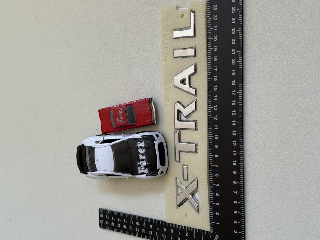 Nissan X-Trail Krom Bagaj Yazısı 3M 3D ABS