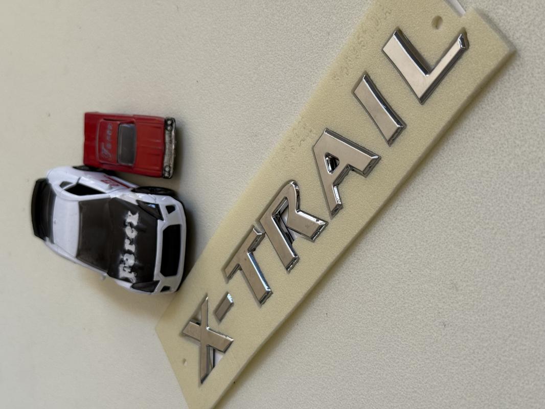 Nissan X-Trail Krom Bagaj Yazısı 3M 3D ABS